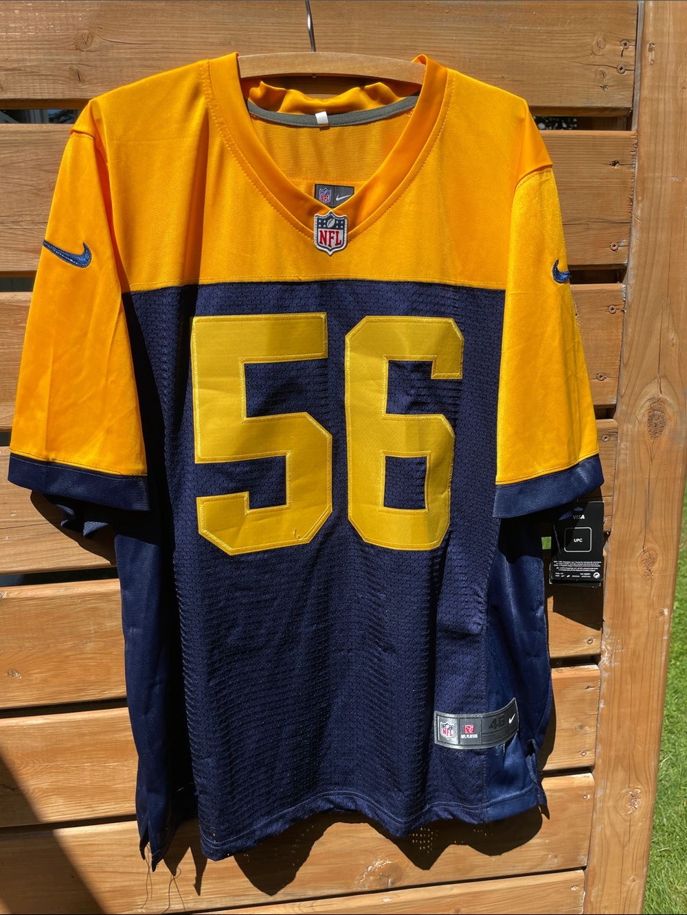NWT Nike Elite Julius Peppers #56 Green Bay Packers 1929 Acme Throwback Jersey